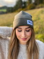 Modern női sapka VSB BEANIE olivazöld UNISEX