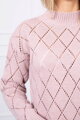 damsky sveter so stojacikom diamantovy vzor ruzovy 2020 18 (1)