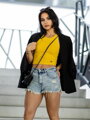 Nyári női VSB LOLLY croptop dark-yellow