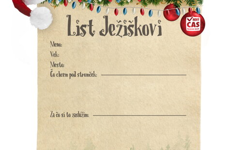 List pre Ježiška